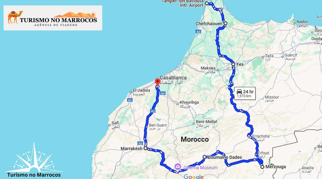 Roteiro Marrocos 11 dias a Partir de Tânger